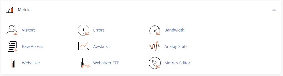 cpanel metrics