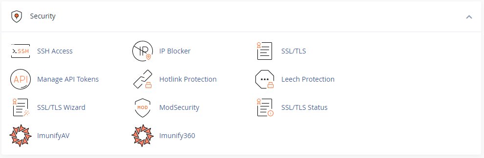 cpanel security