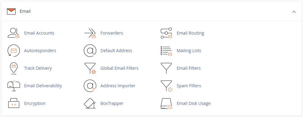 email, cpanel