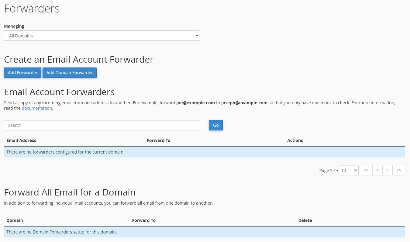 email forwarders