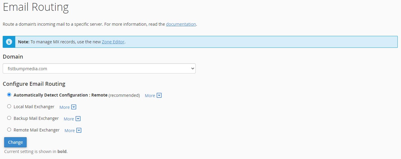 email routing