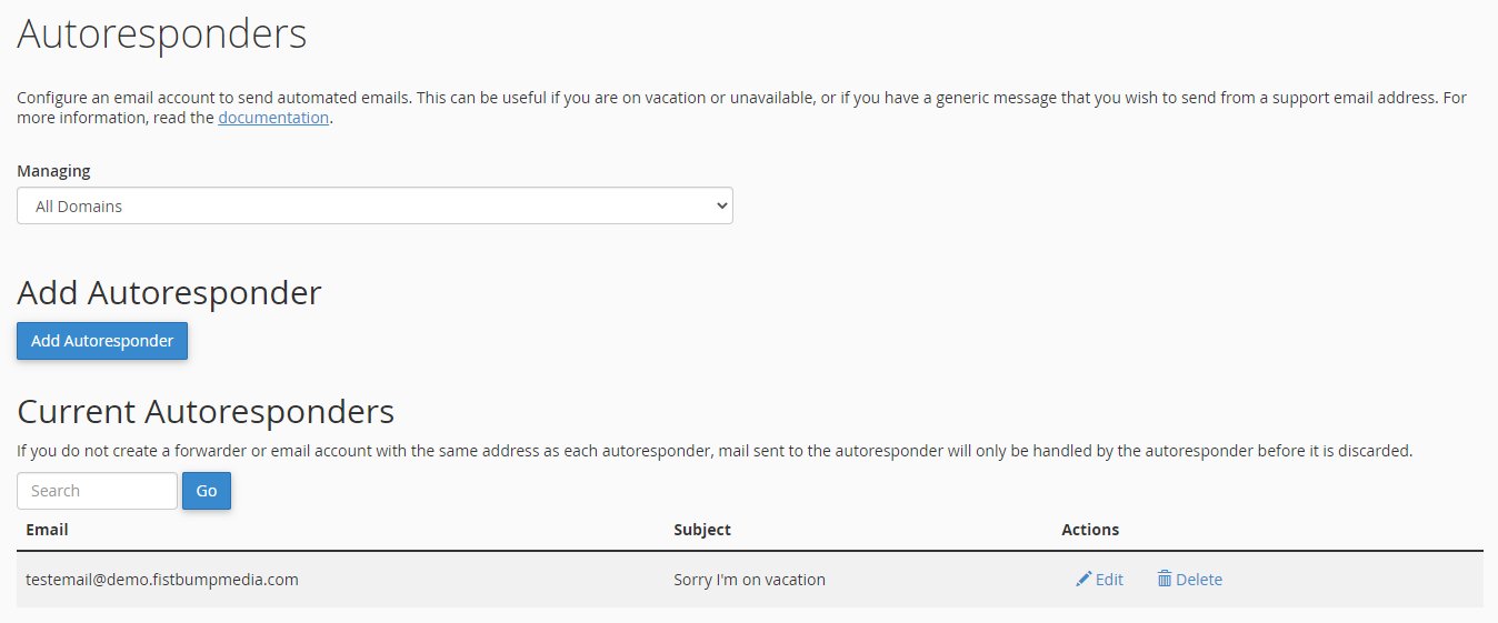 email autoresponders