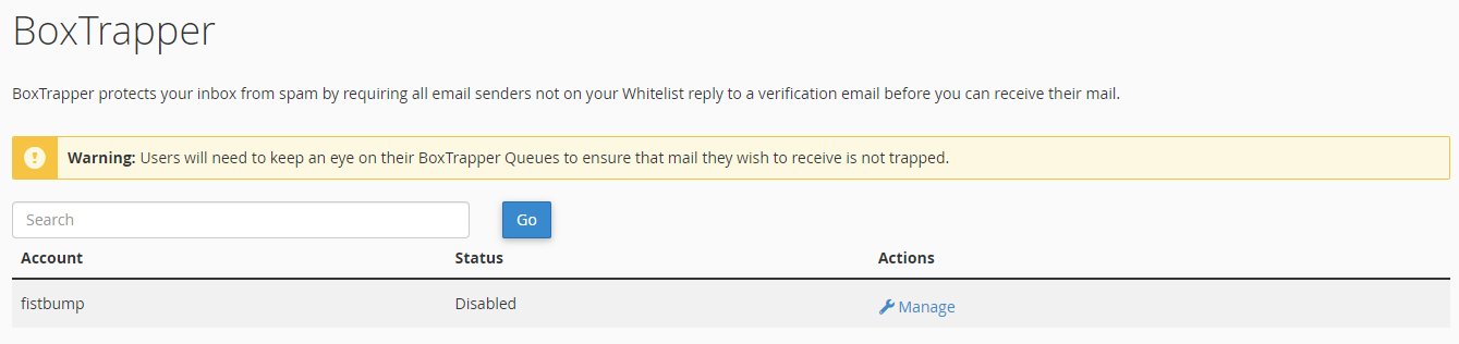 email boxtrapper