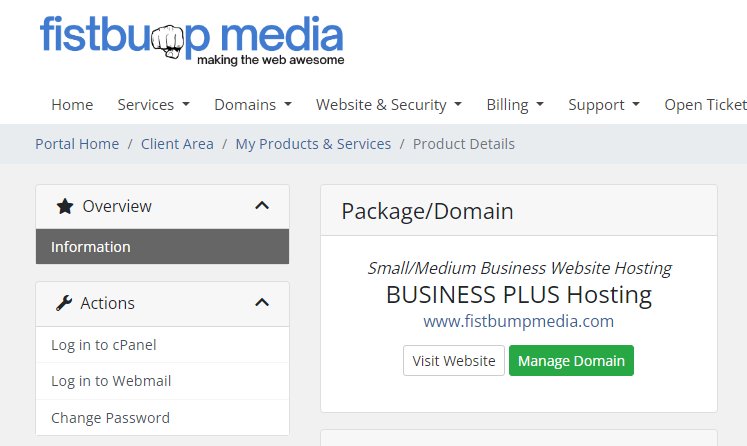 hosting services page