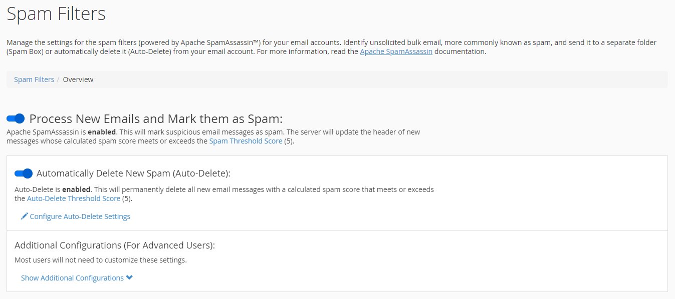 email spam filters